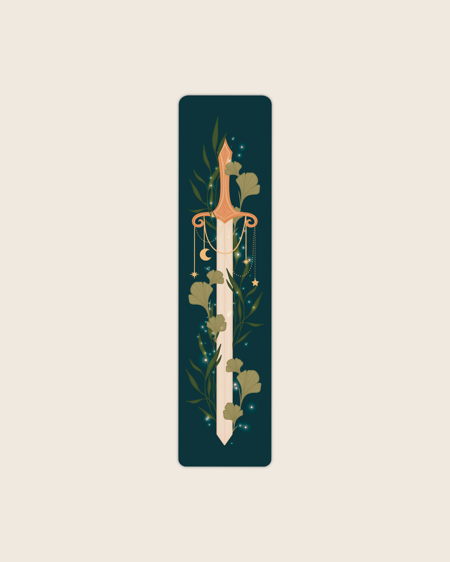 Star Sword 2x8 Bookmark | Celestial Fantasy Bookmark 