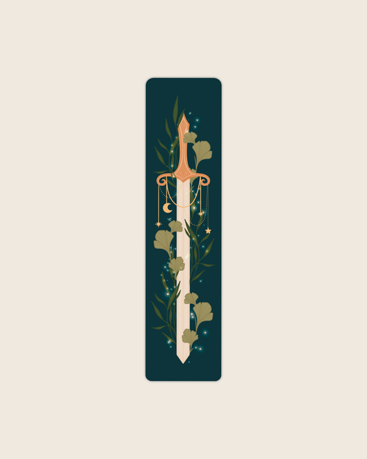 Star Sword 2x8 Bookmark | Celestial Fantasy Bookmark 