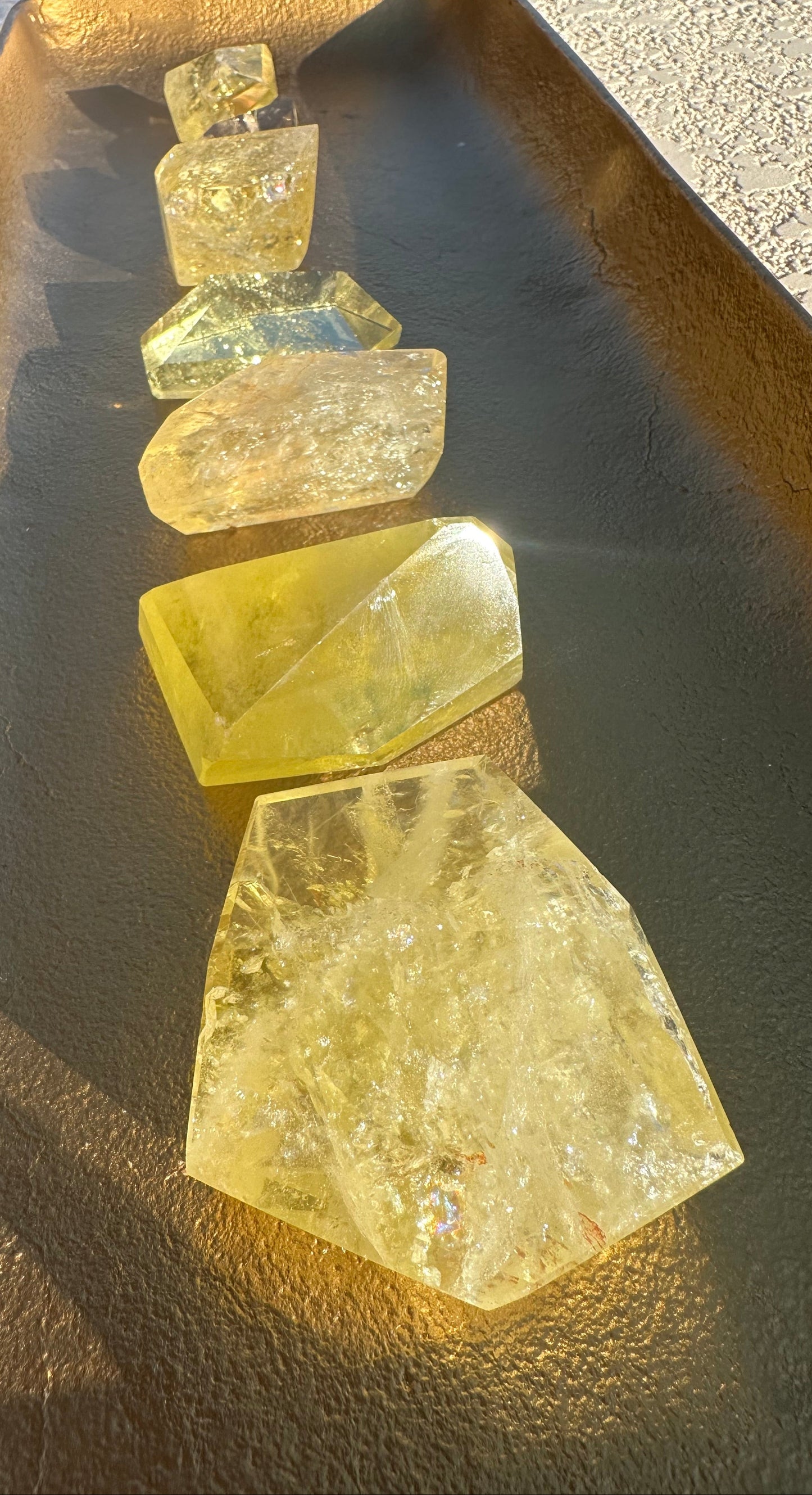 Citrine & Smoky Citrine Freeforms