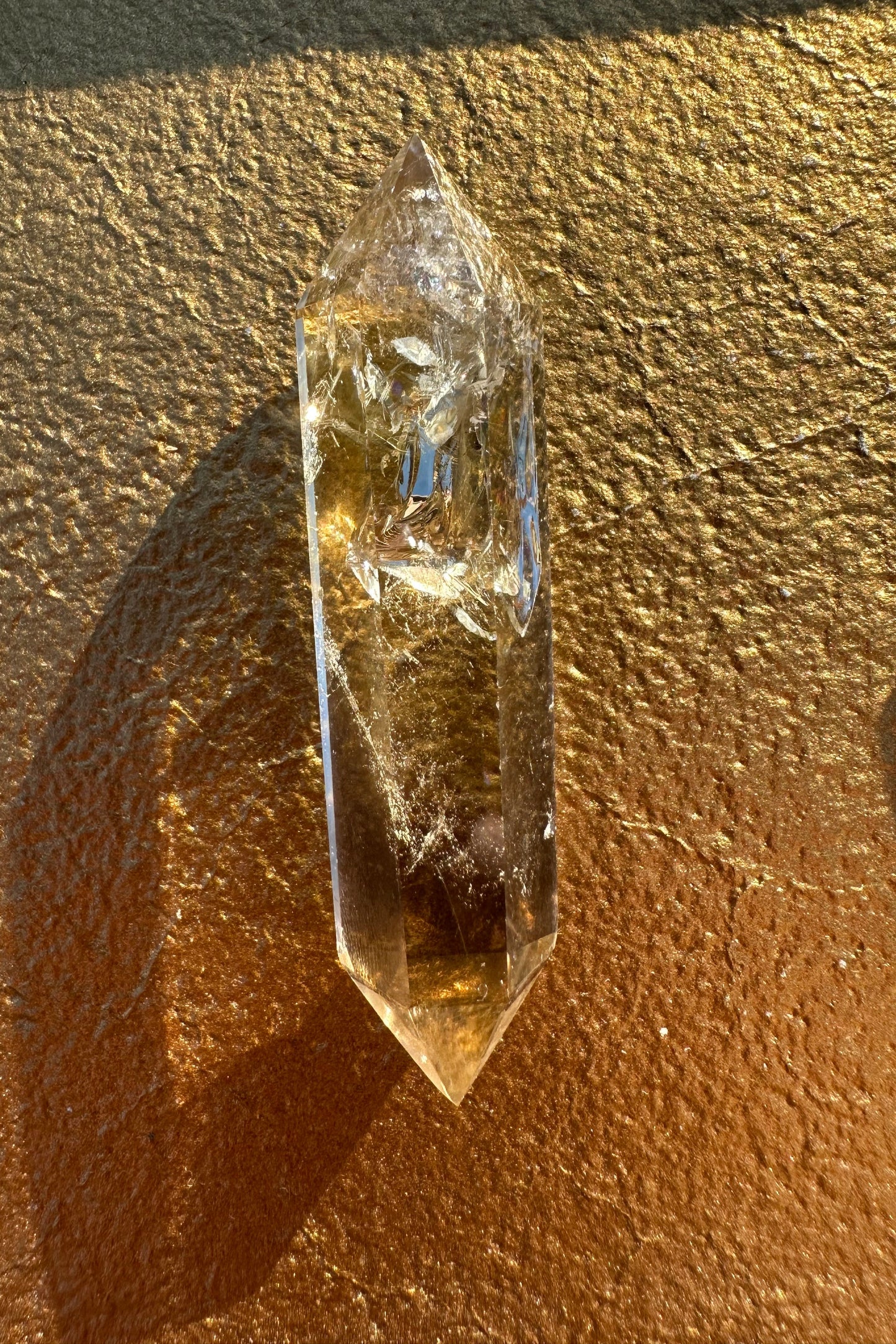 Smoky Citrine Double Terminated Wand