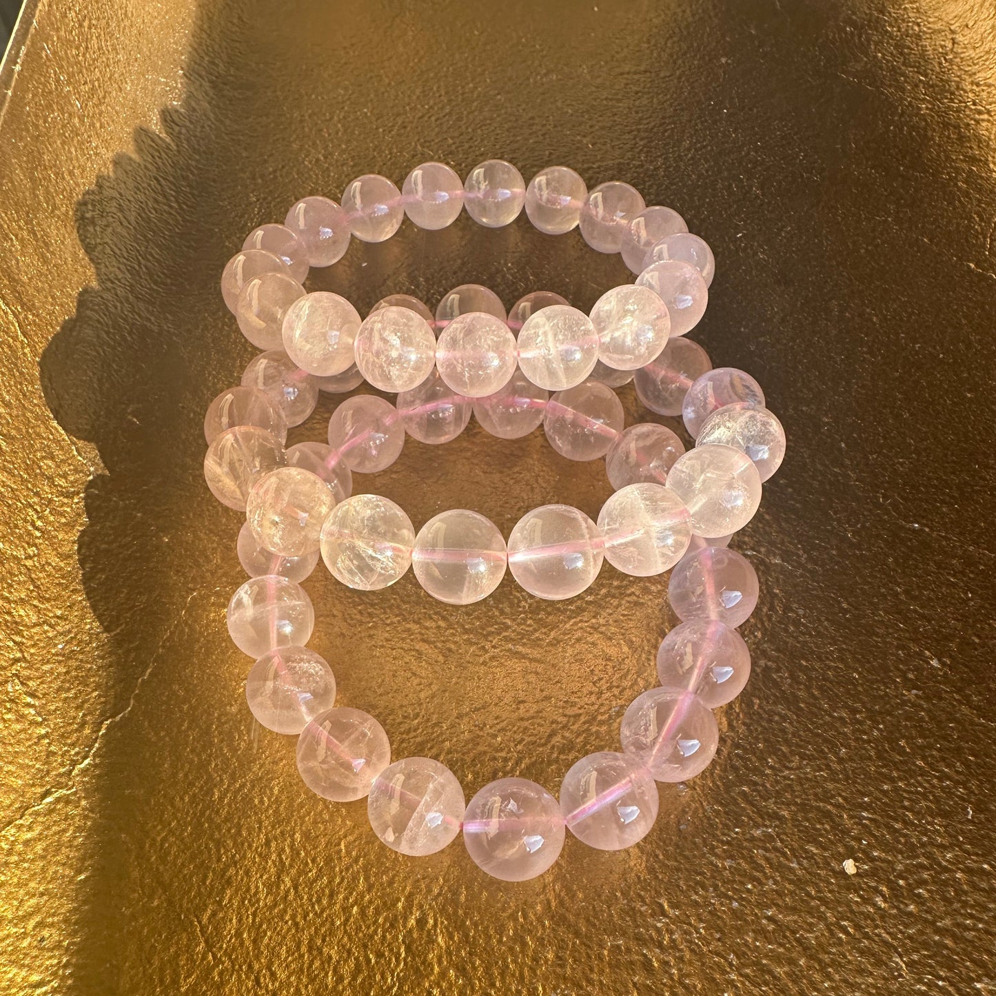 Gemmy Rose Quartz Stretch Bracelet