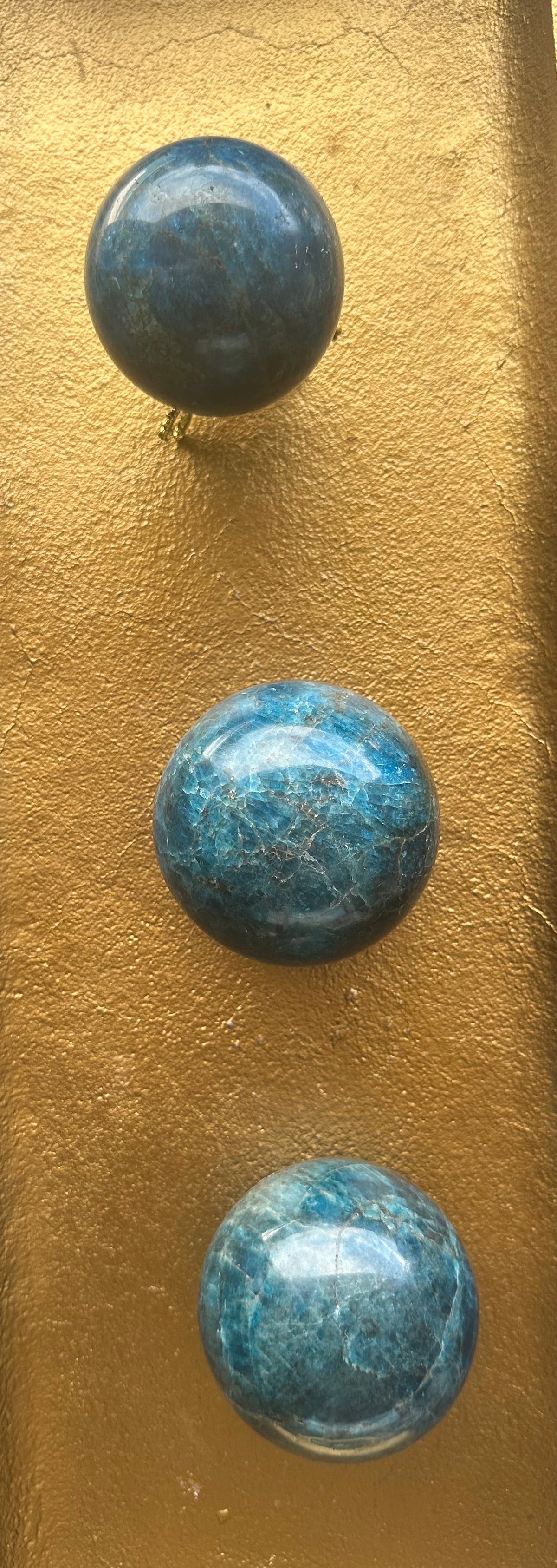 Blue Apatite Sphere