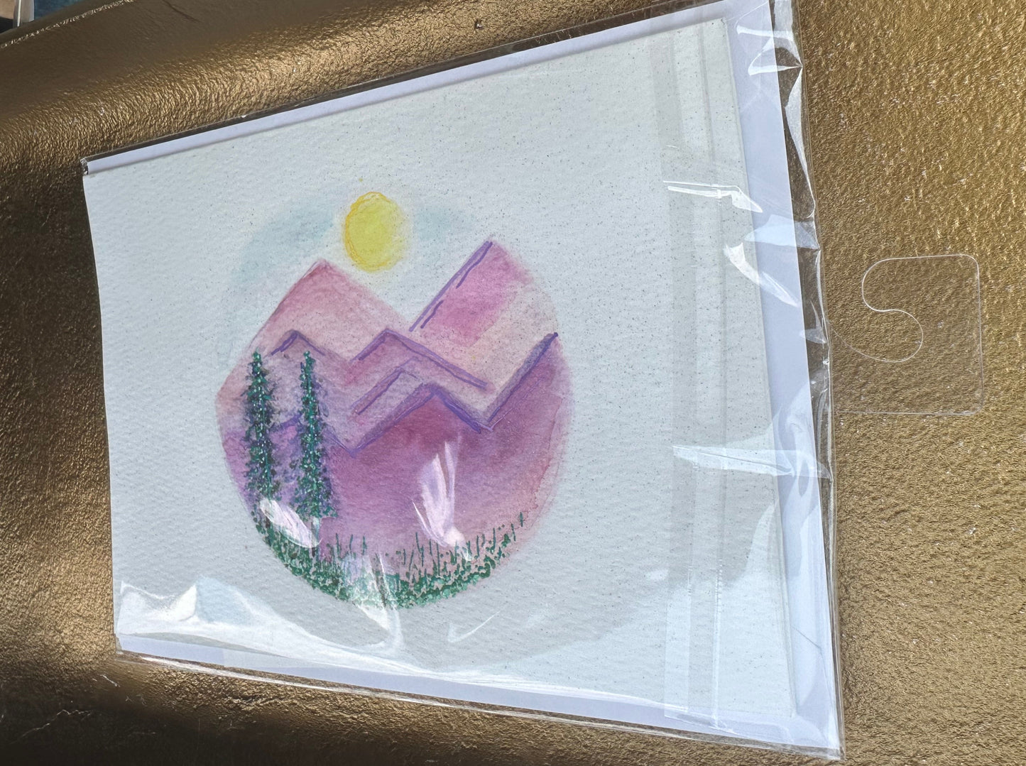 Handmade Mountain Cards