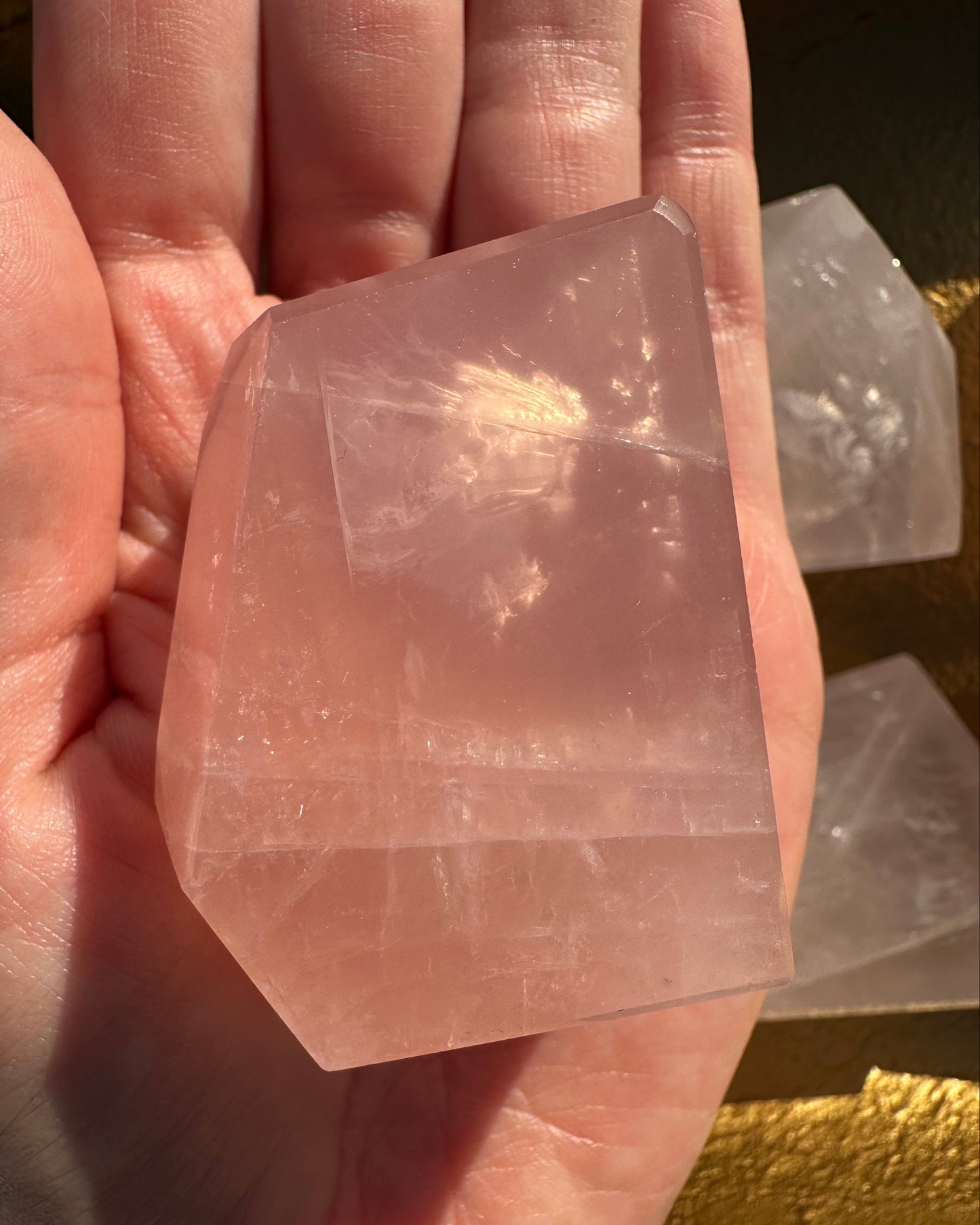 Gemmy Rose Quartz Freeforms