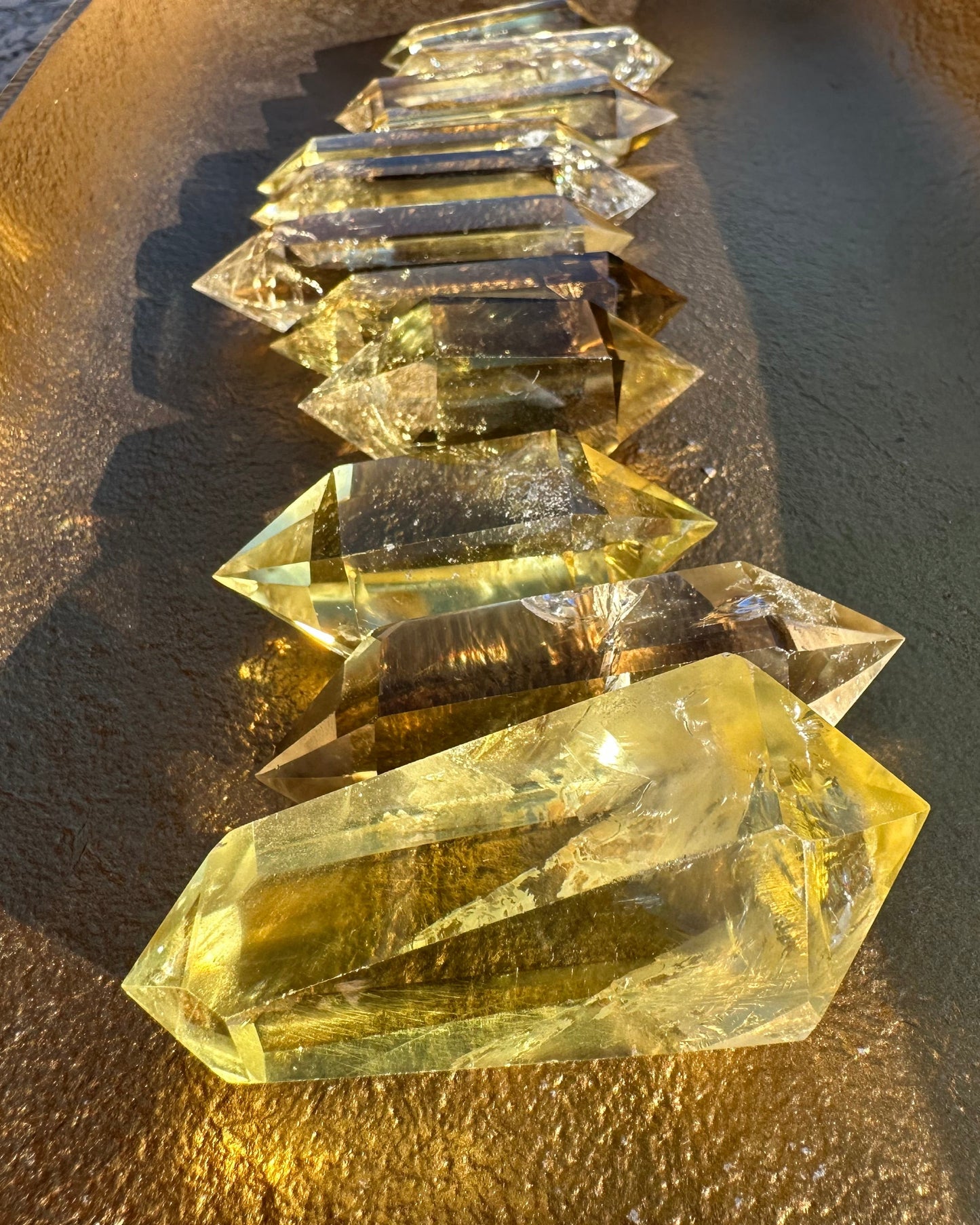 Smoky Citrine Double Terminated Wand