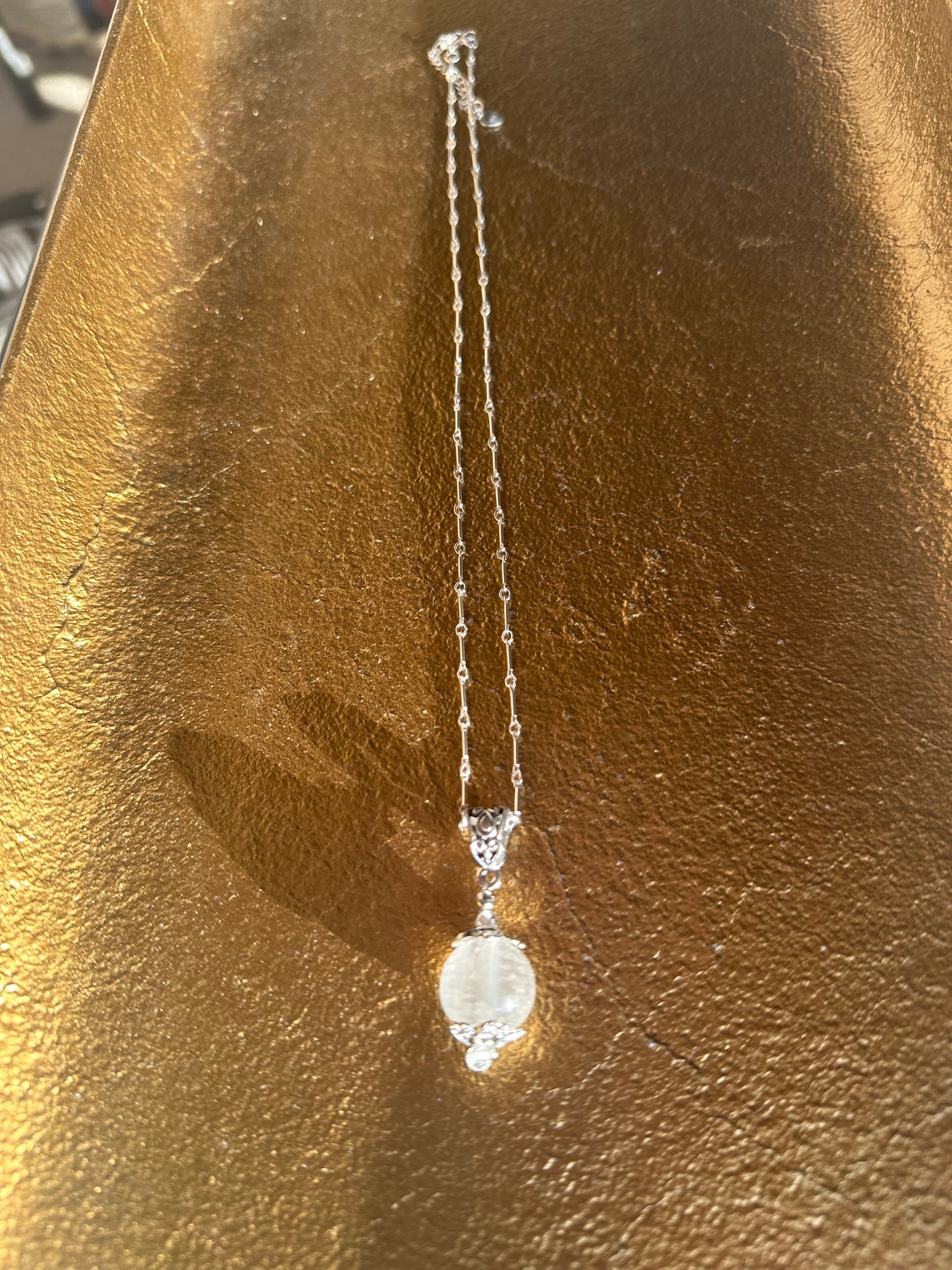 Moonstone Pool of Light Necklace