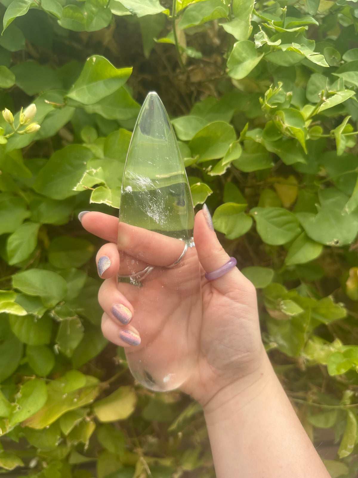 Large Clear Quartz Drop