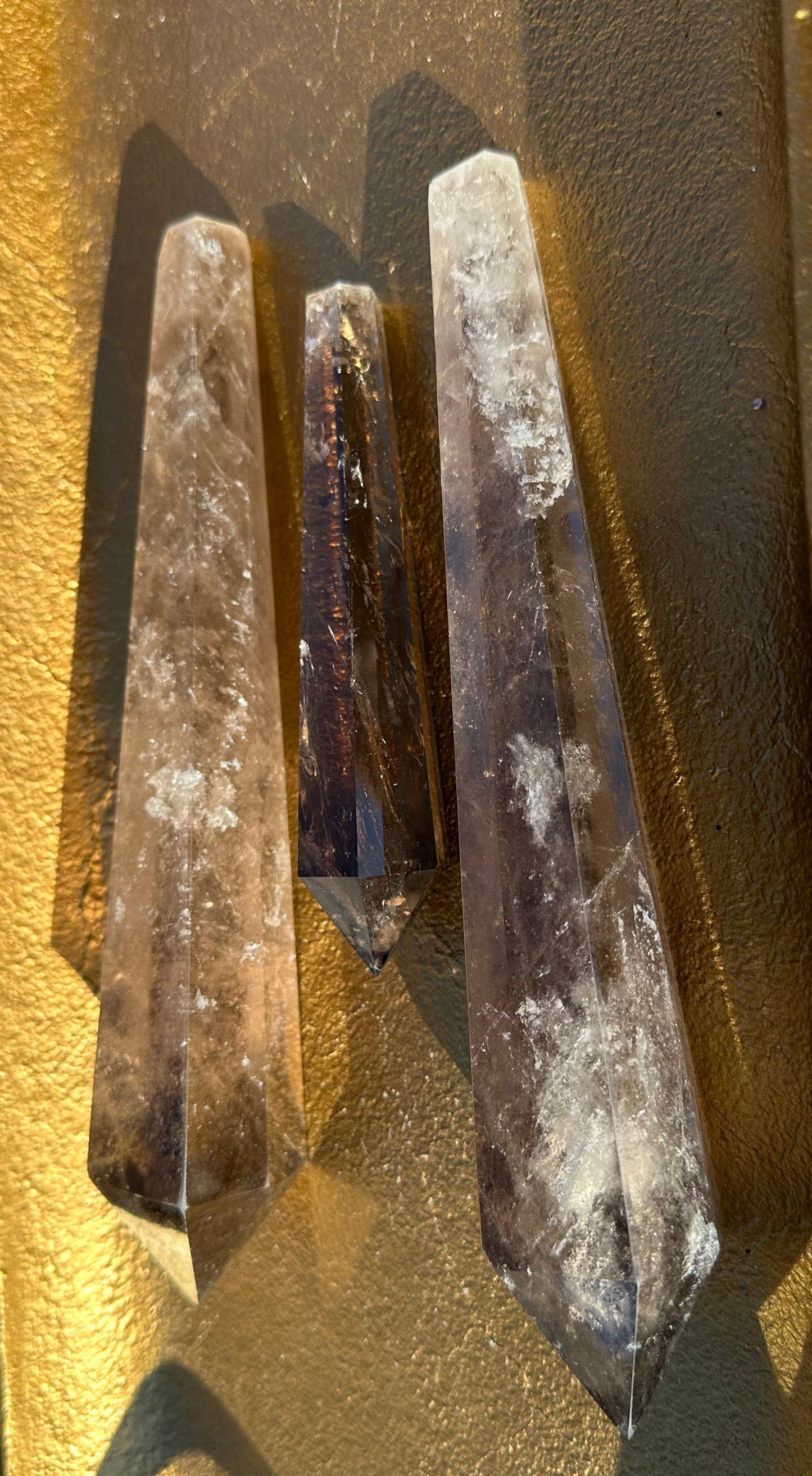 Smoky Quartz Scepter With Stand