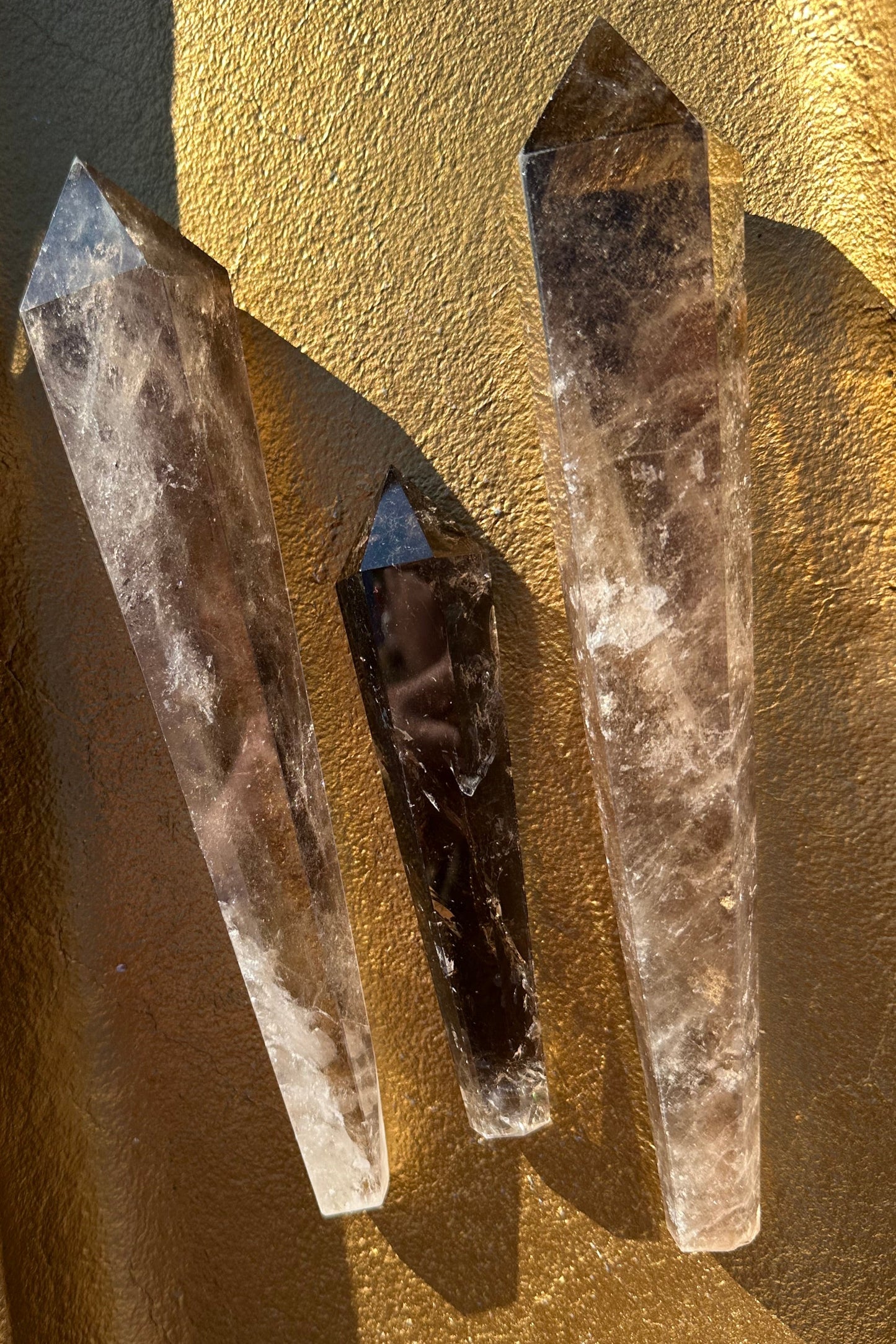 Smoky Quartz Scepter With Stand