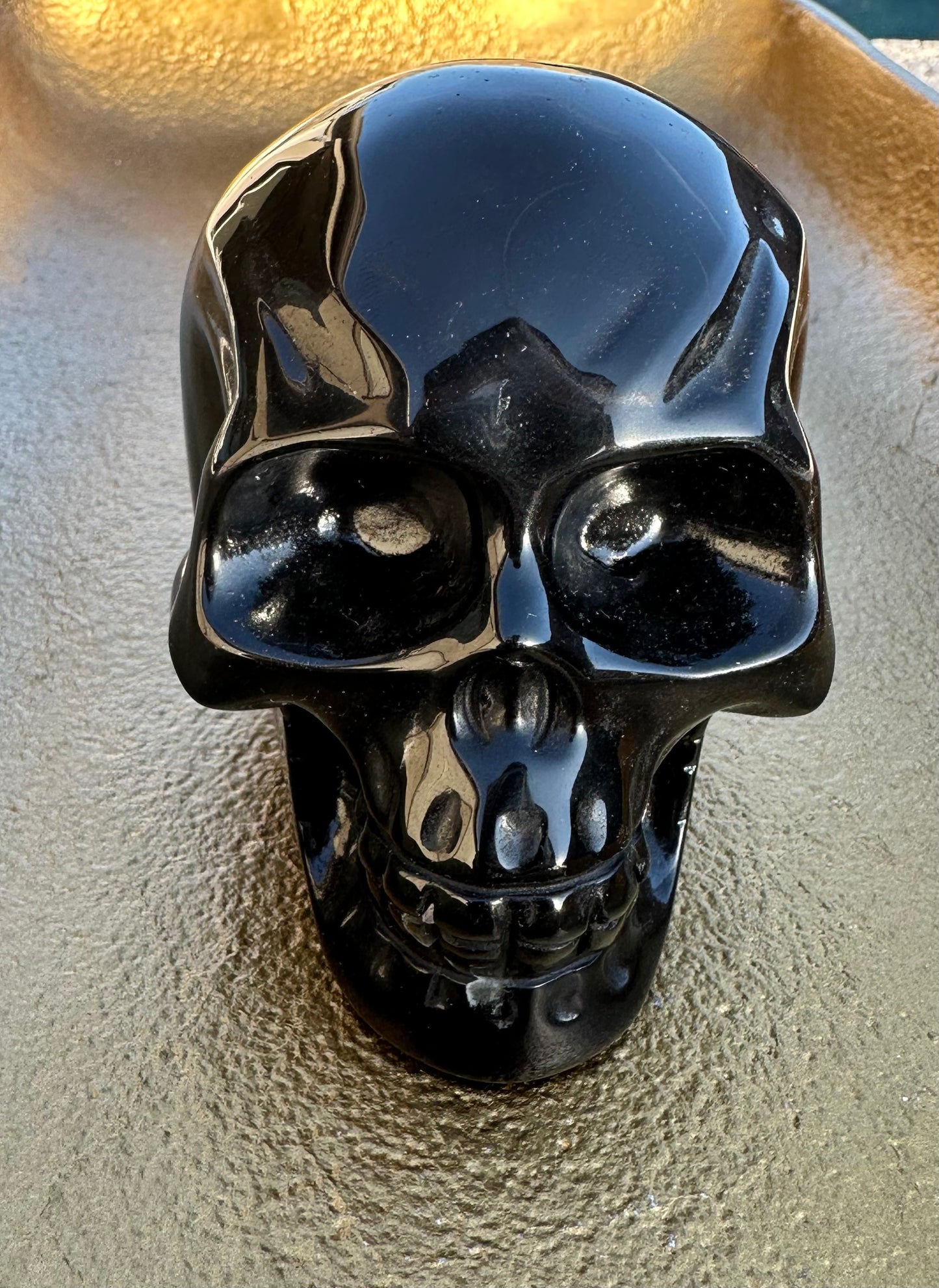 Black Onyx Skull