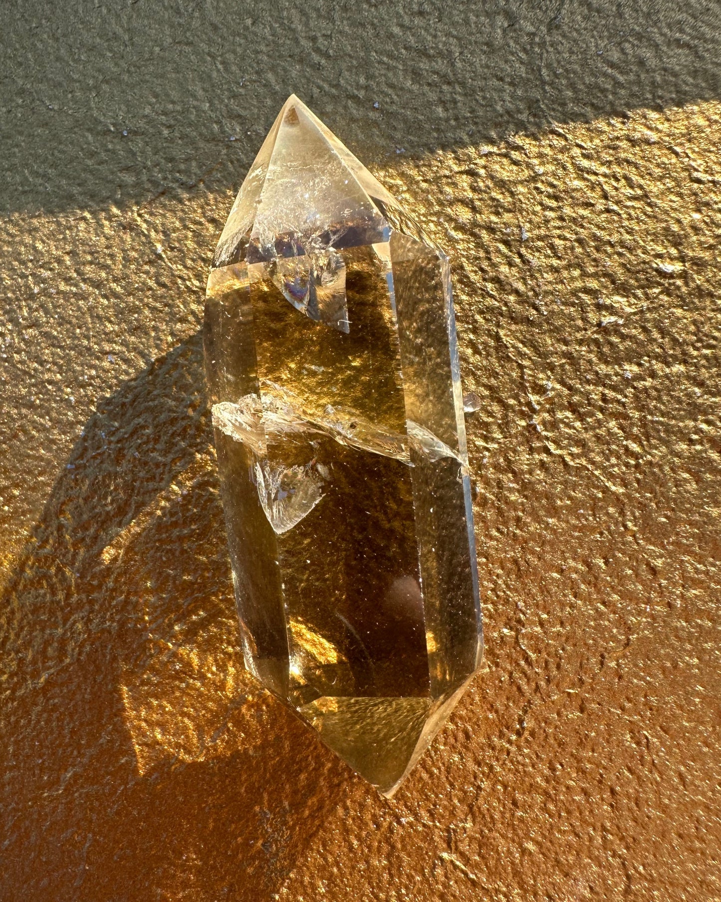 Smoky Citrine Double Terminated Wand