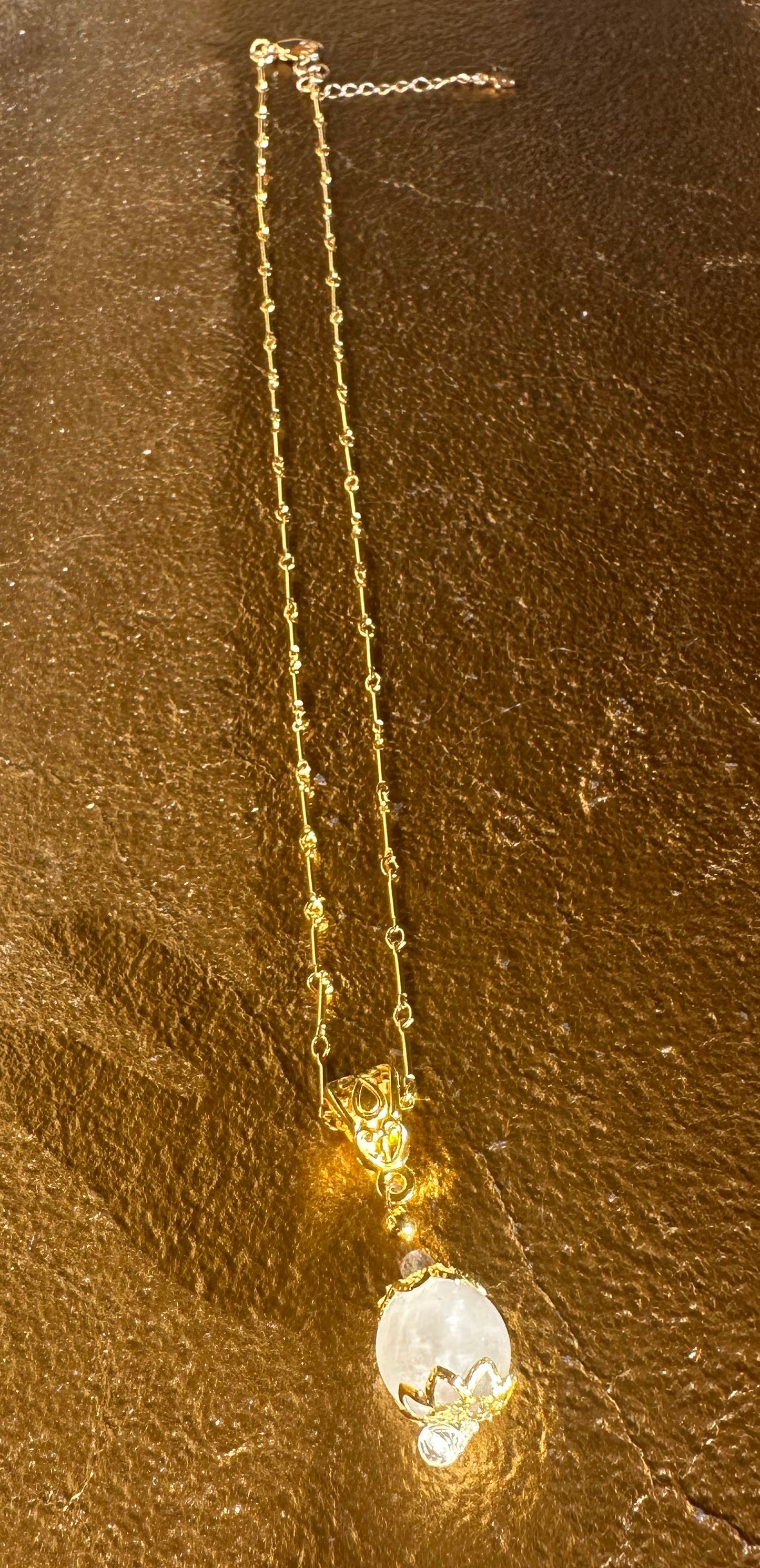 Moonstone Pool of Light Necklace