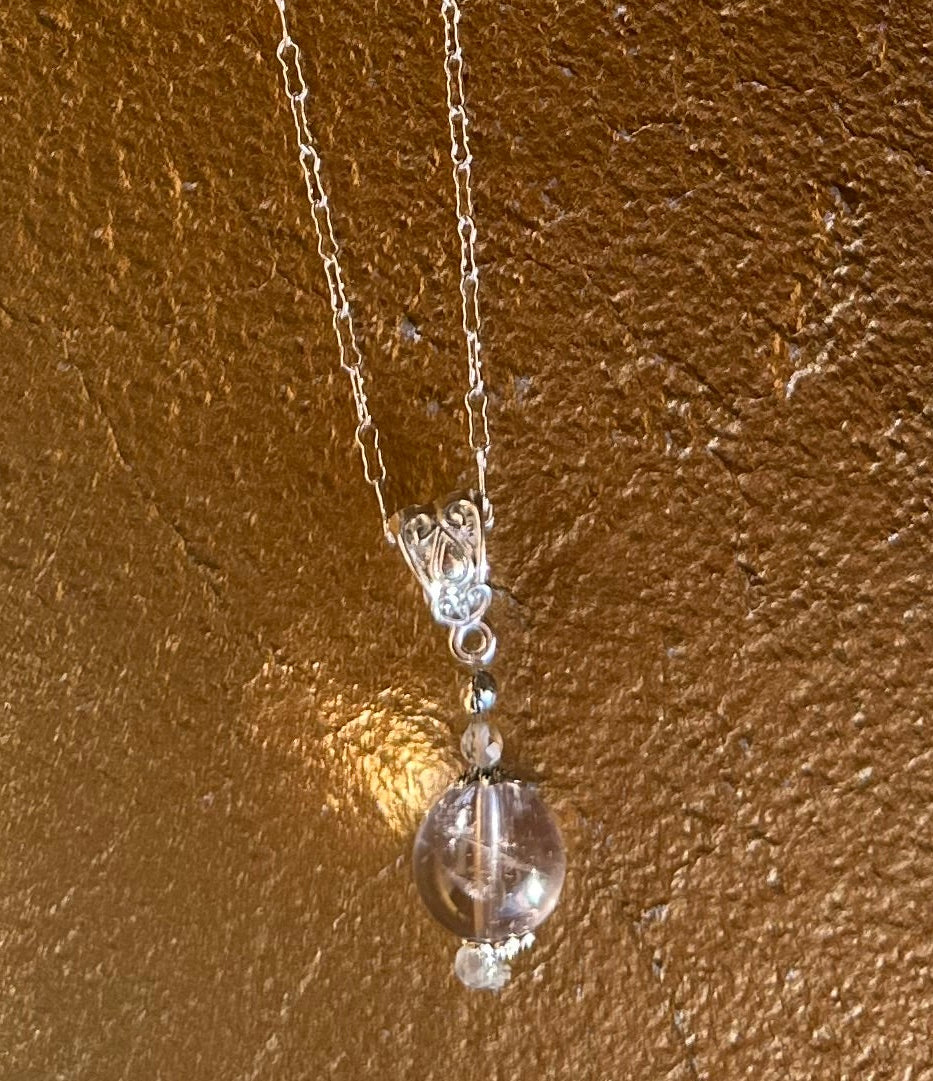 Amethyst Pool of Light Necklace