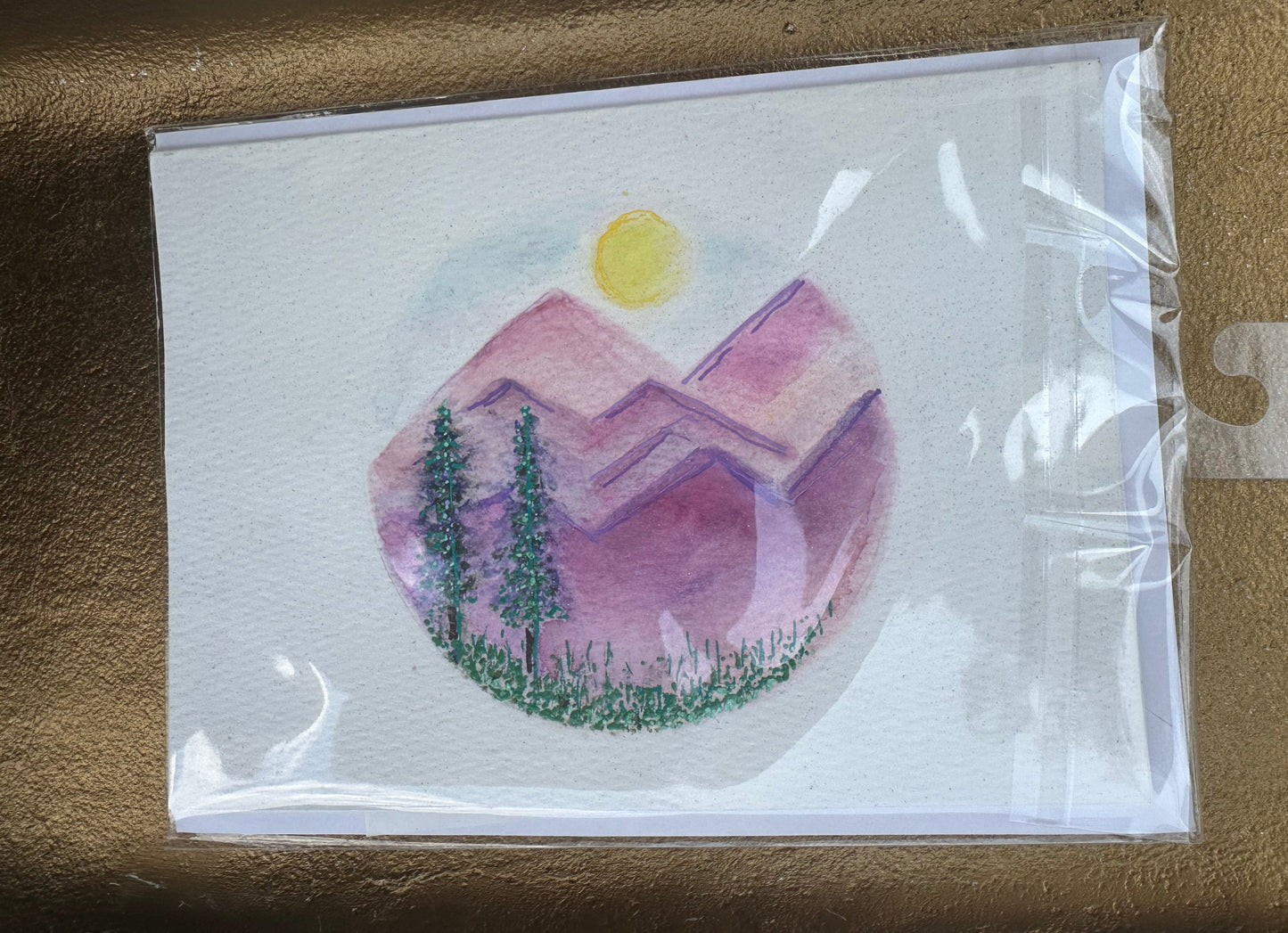 Handmade Mountain Cards