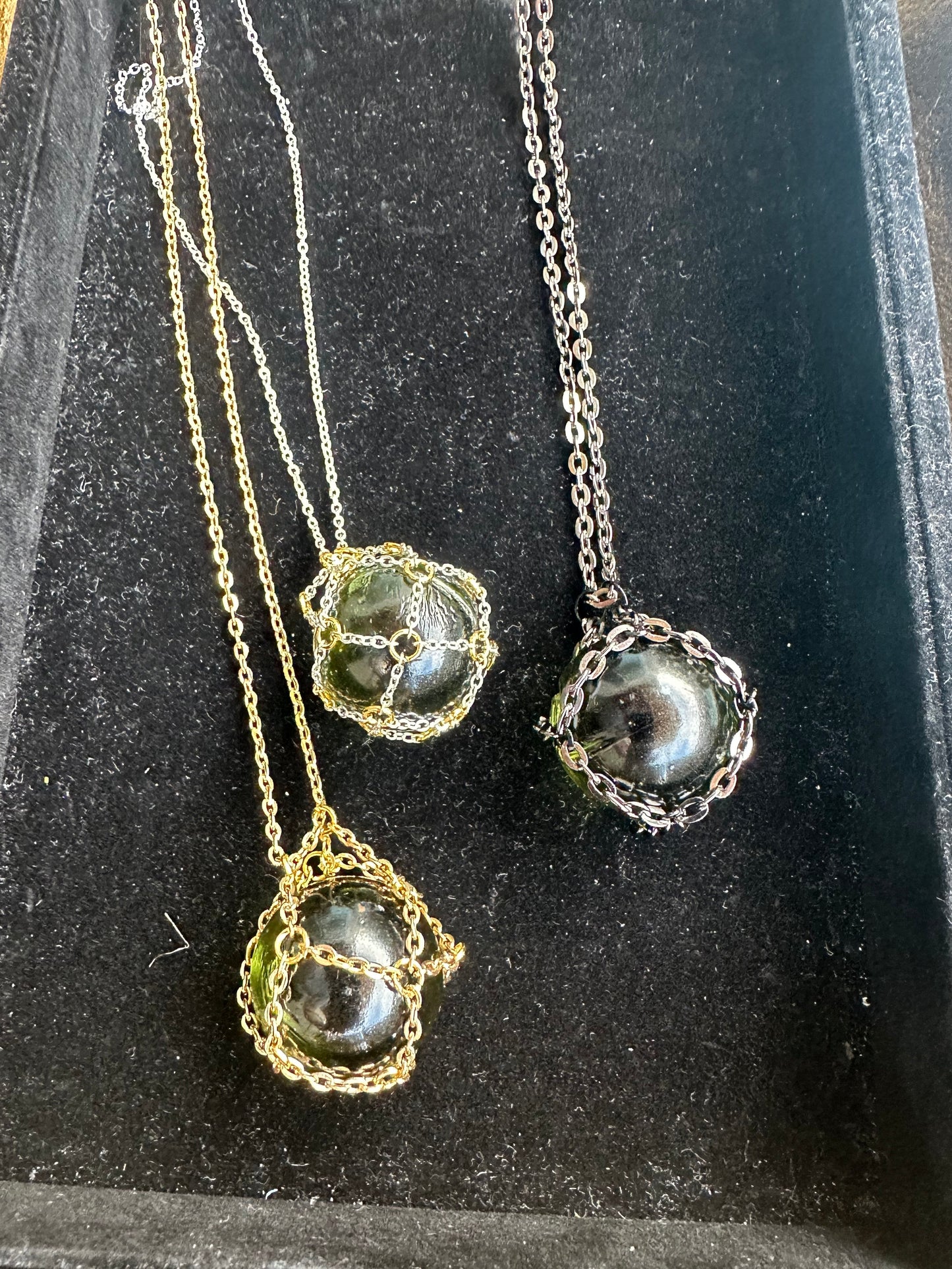 Chain Mail Trinket Necklace