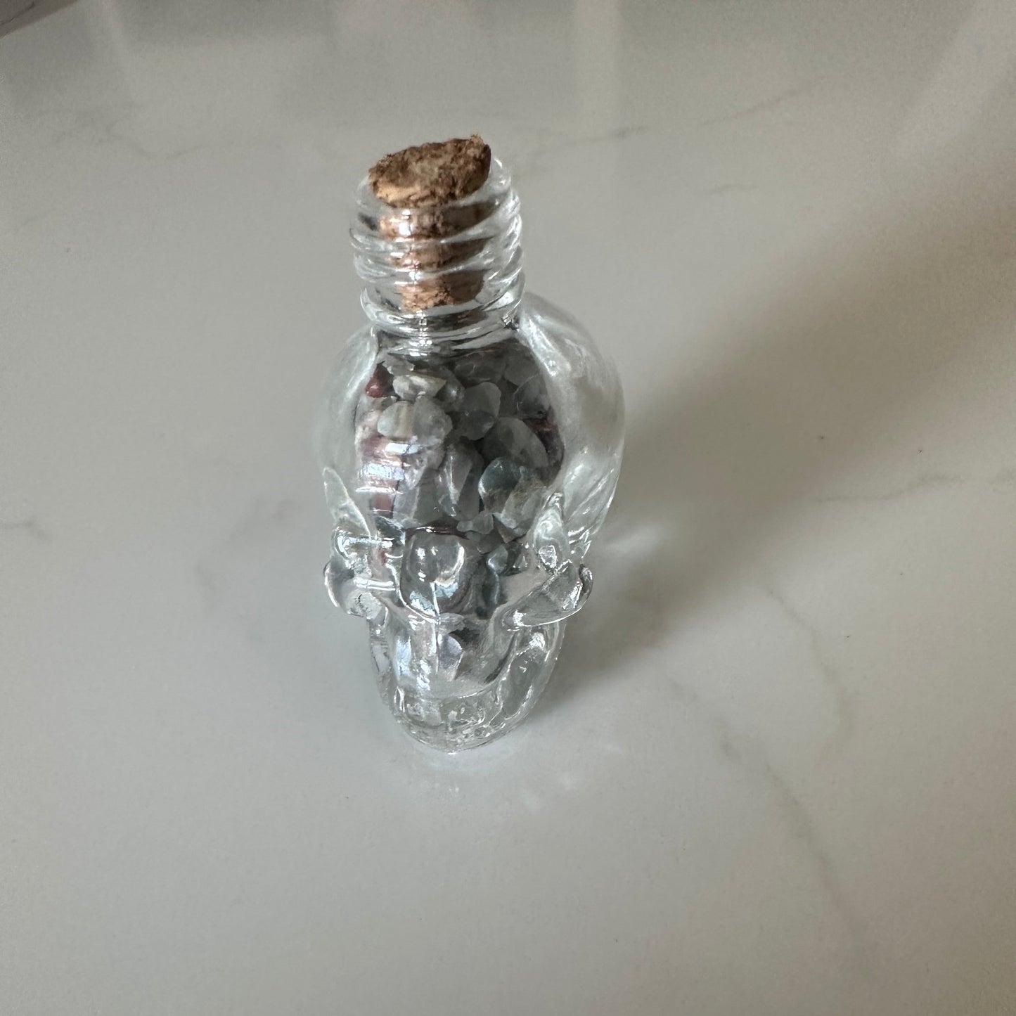 Skull Crystal Chip Jar