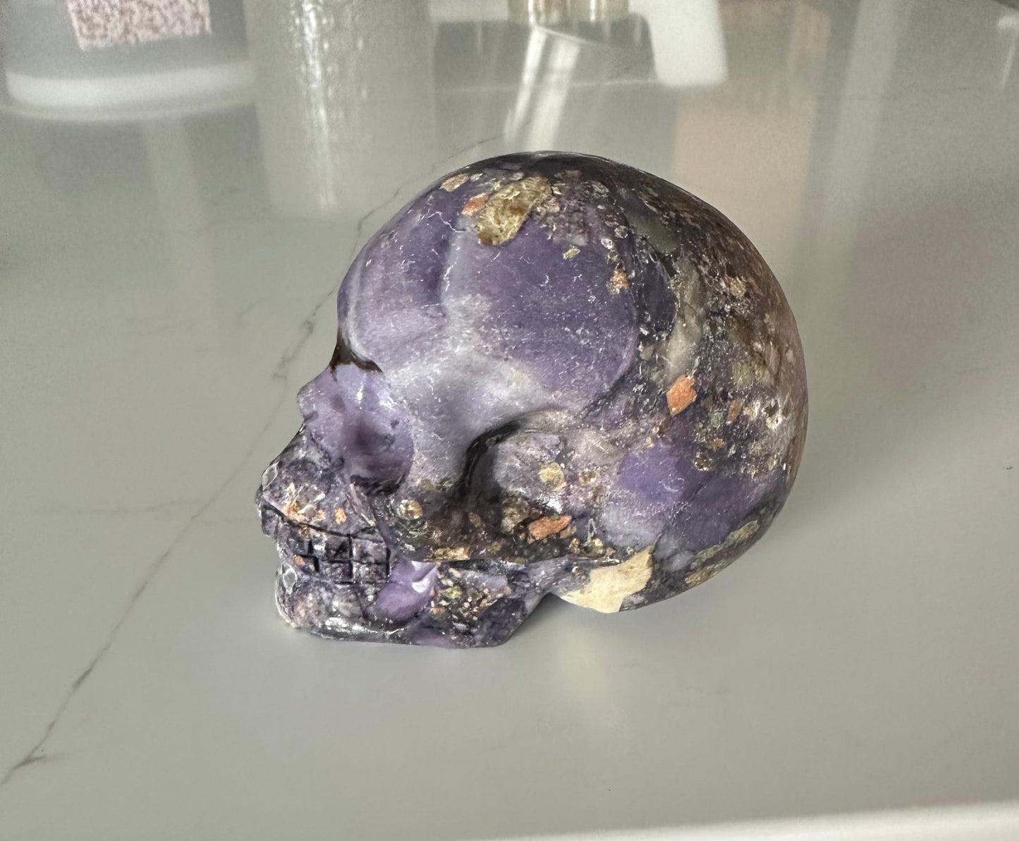 Root Fluorite Skull