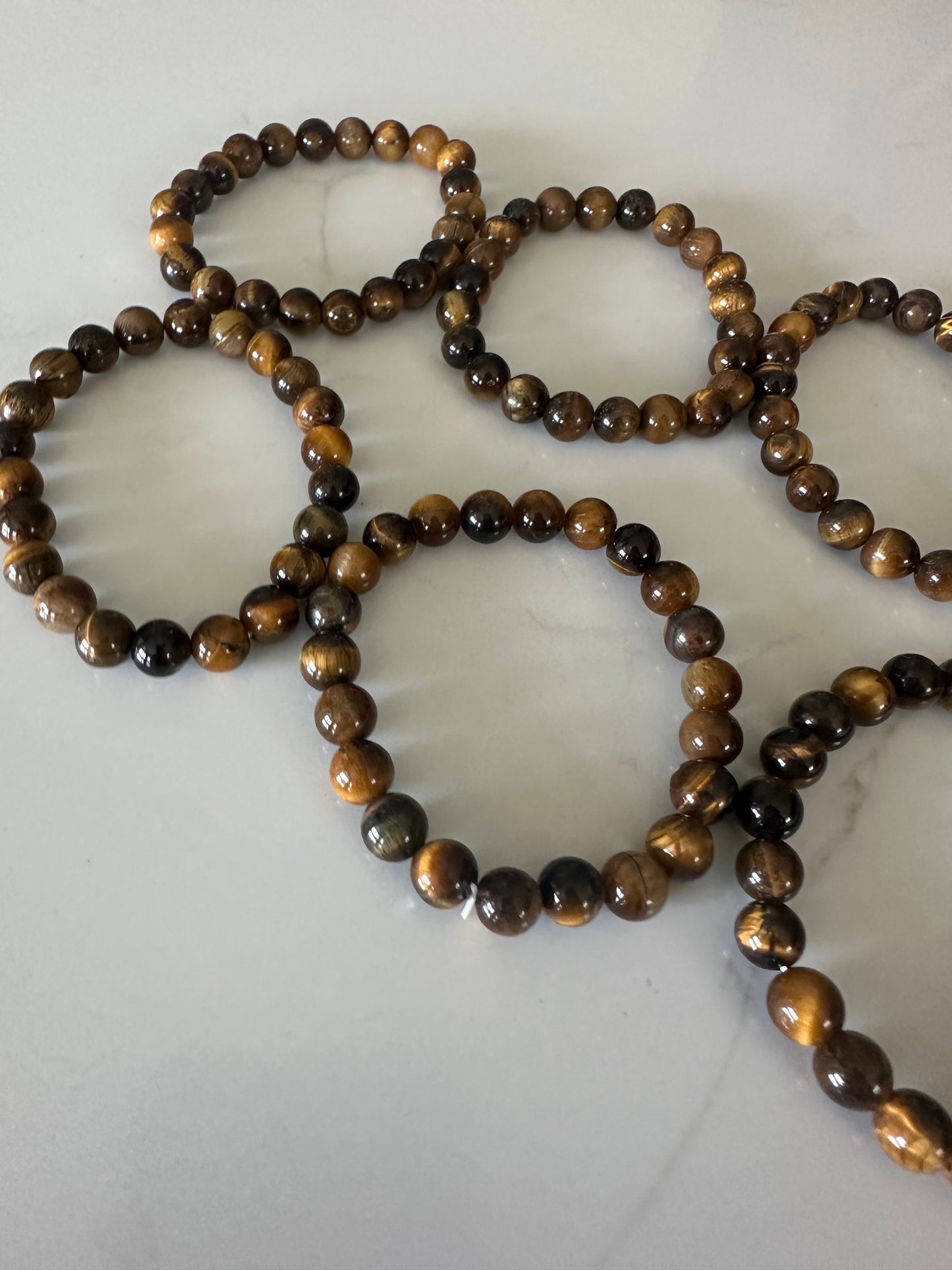 Lucky Tigers Eye Stretch Bracelet