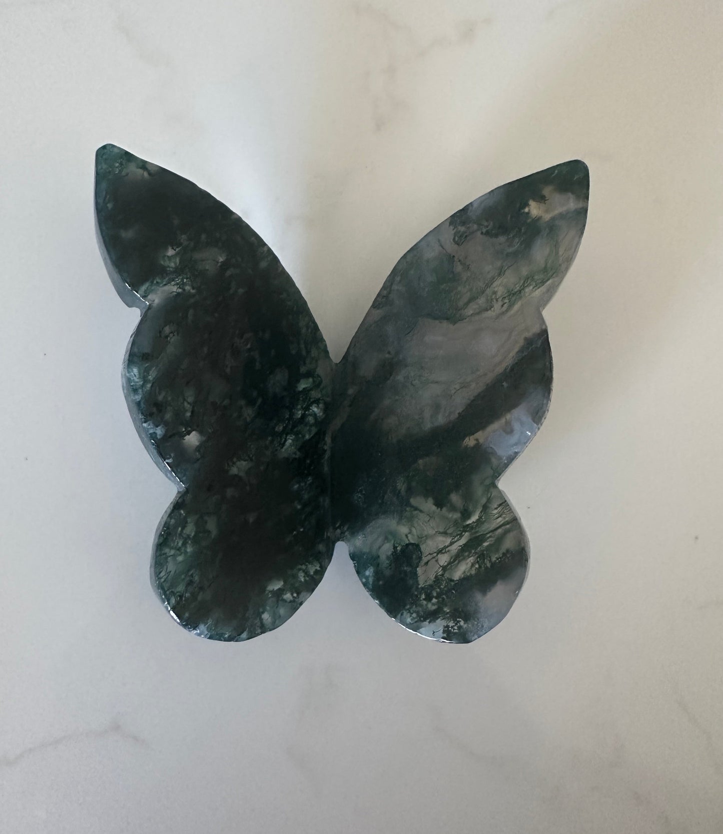 Moss Agate Butterfly