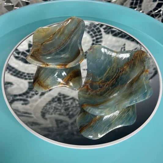 Blue Calcite Bowl