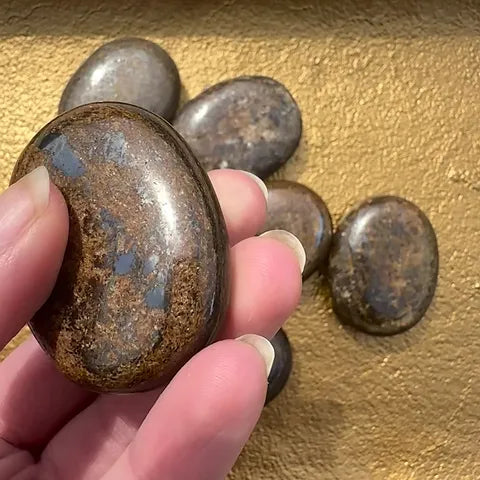 Bronzite Palm Stones