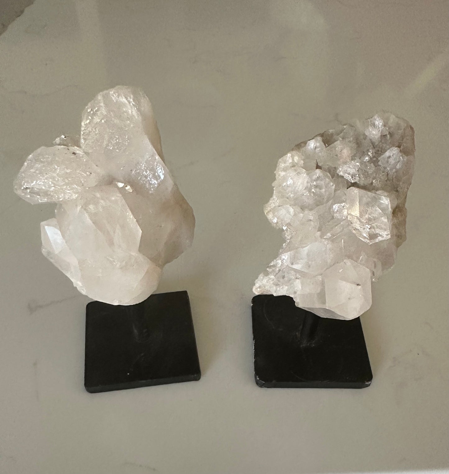Mounted Clear Quartz Cluster