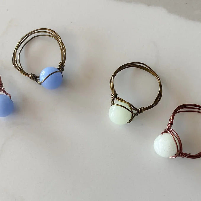 Customizable Wire Wrapped Rings
