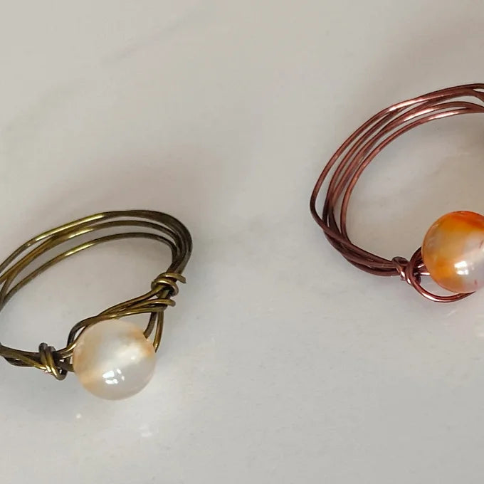 Customizable Wire Wrapped Rings