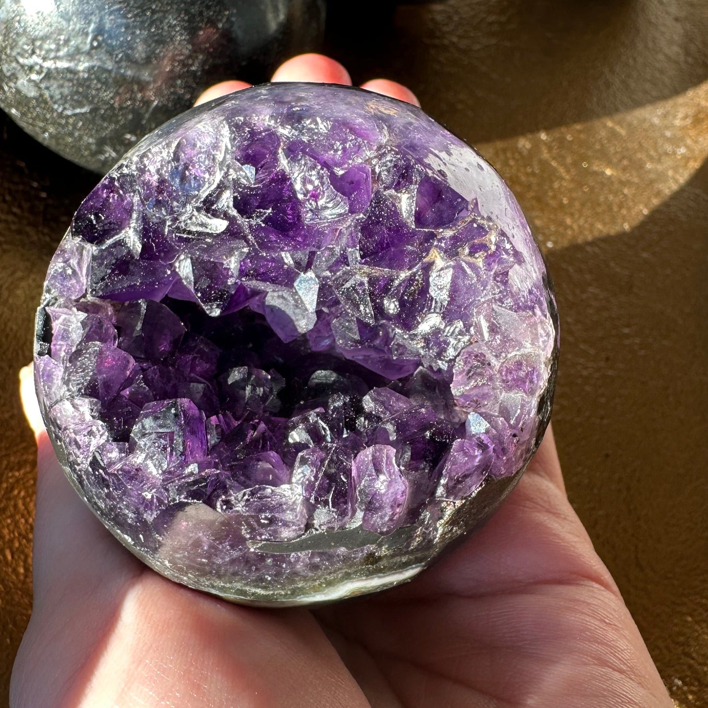 Amethyst Spheres