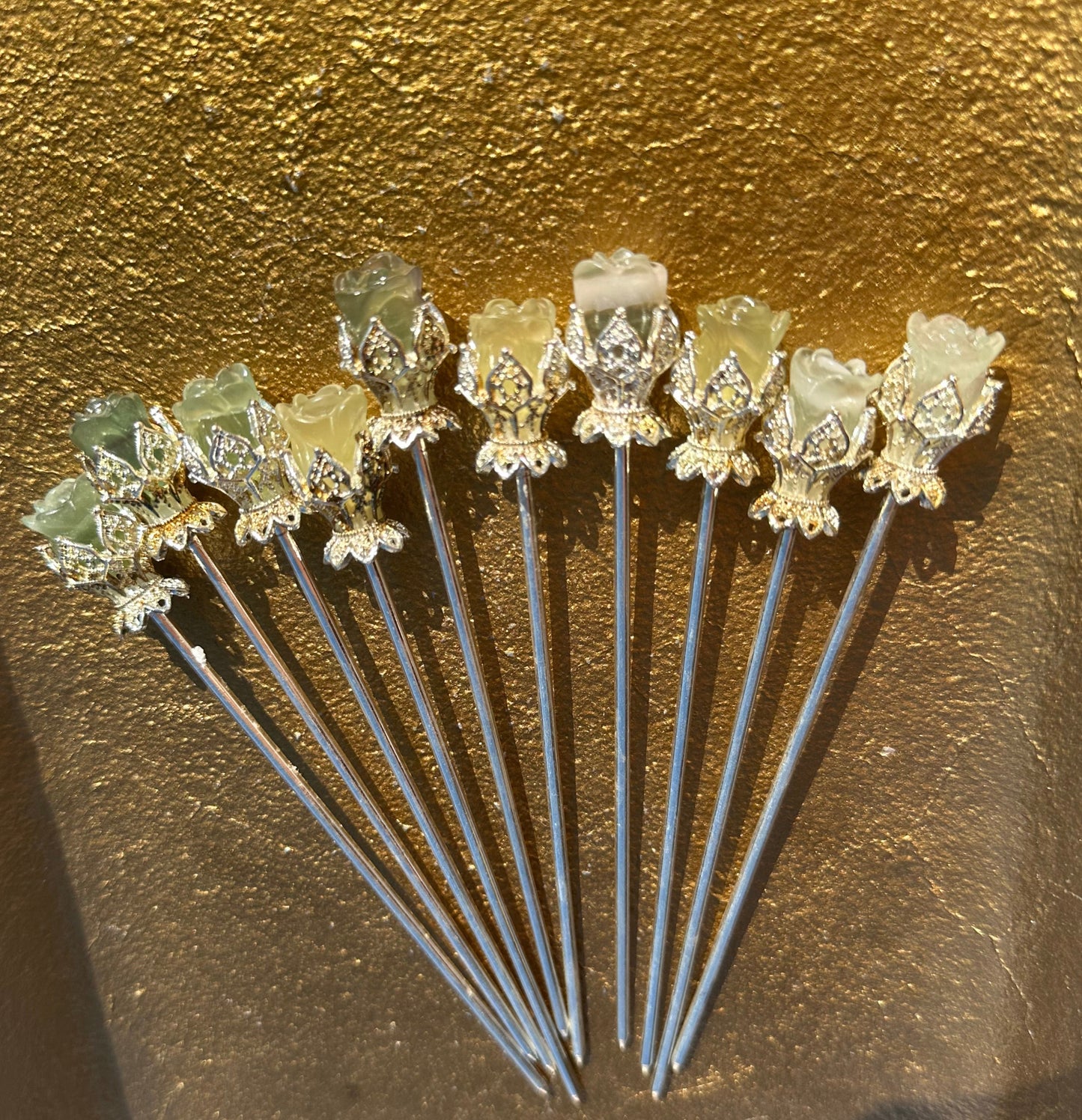Mini Crystal Hair Pins