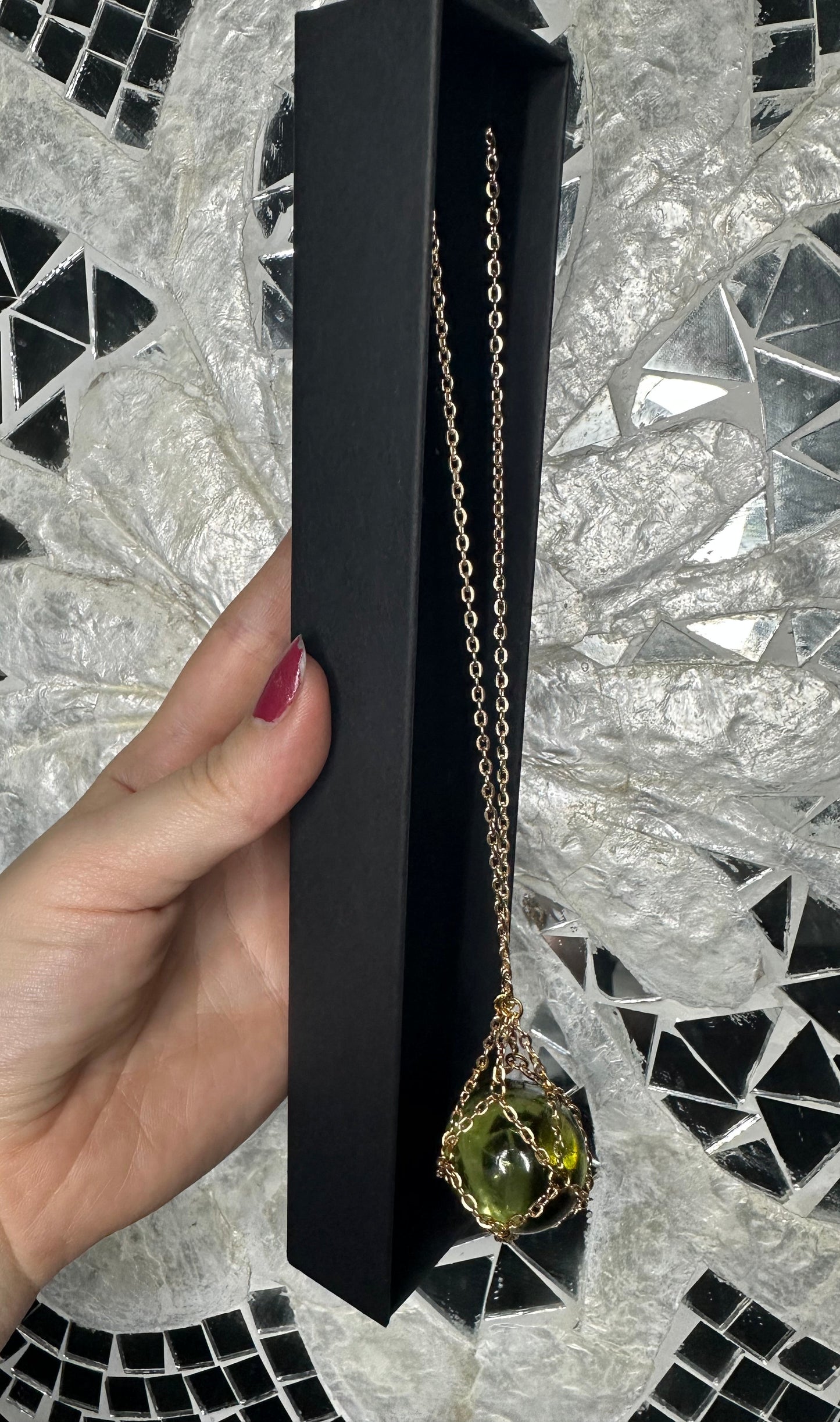 Chain Mail Trinket Necklace