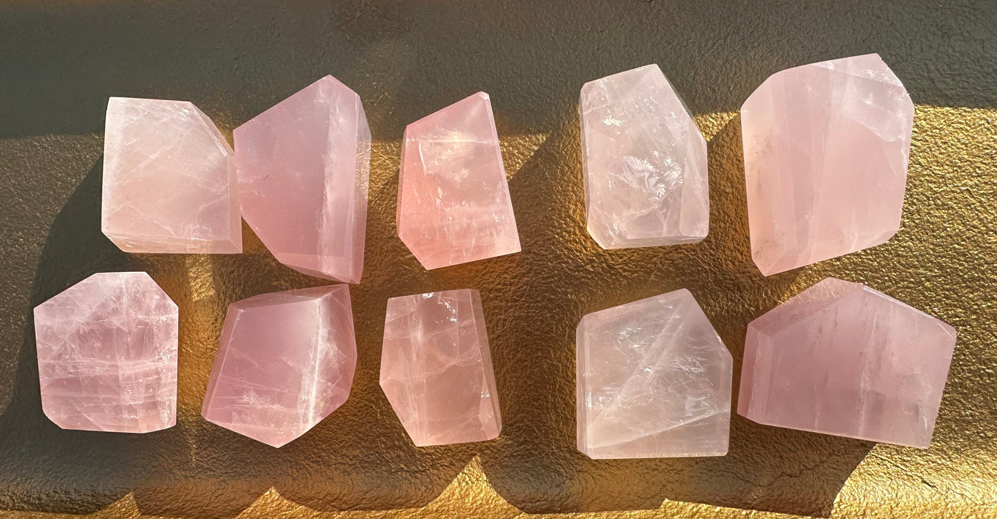 Gemmy Rose Quartz Freeforms