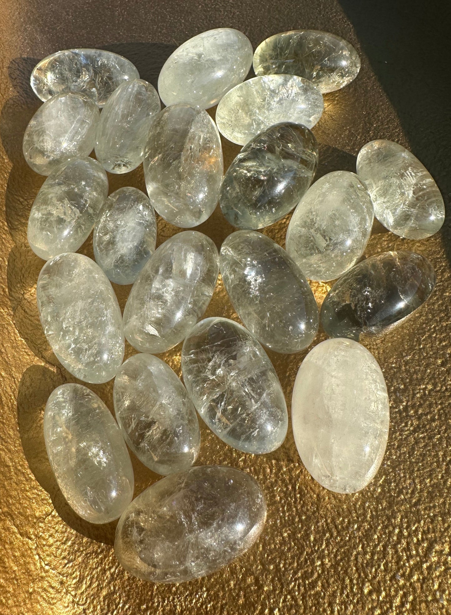 Rare Green Amethyst Tumble