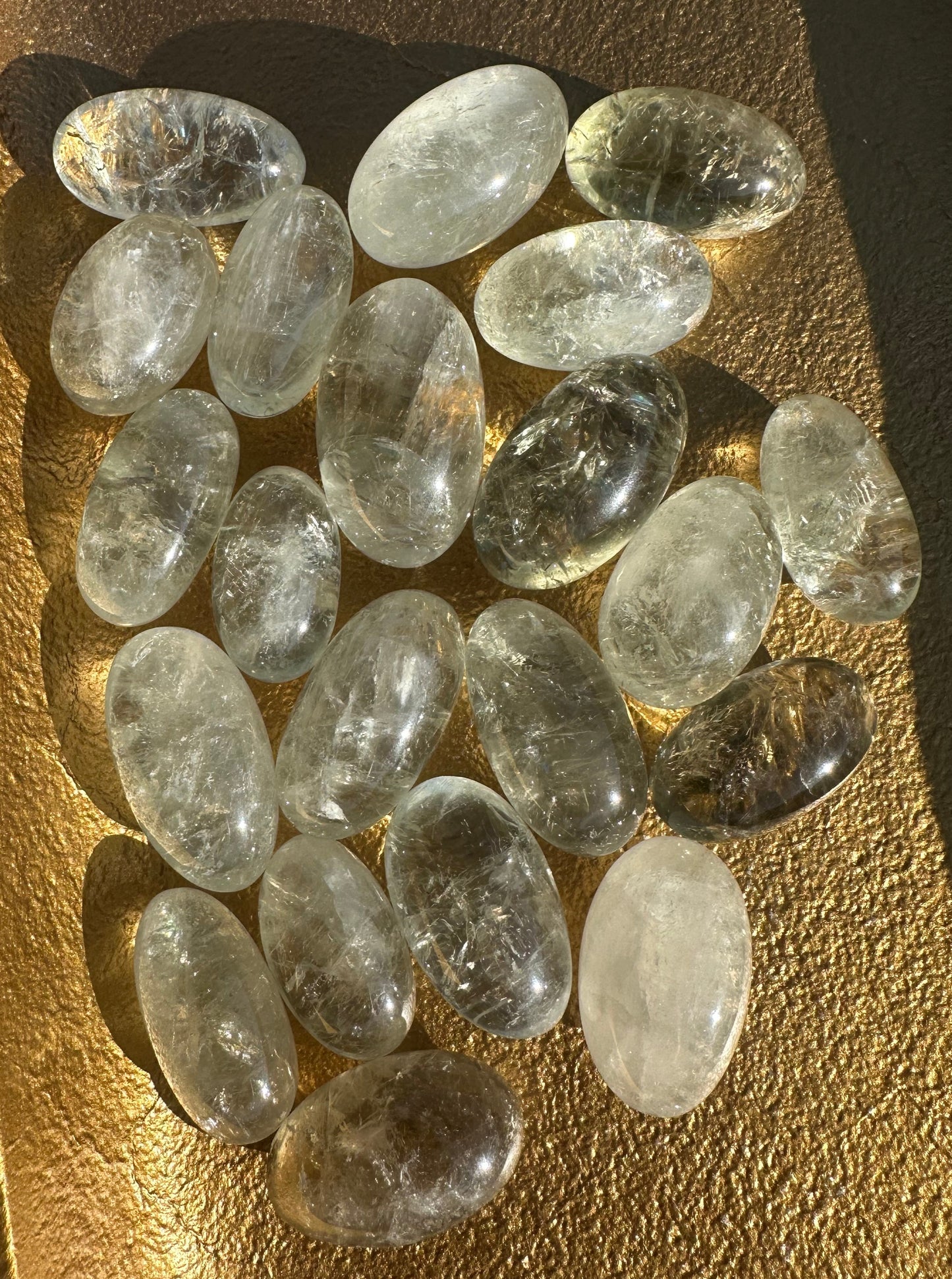 Rare Green Amethyst Tumble