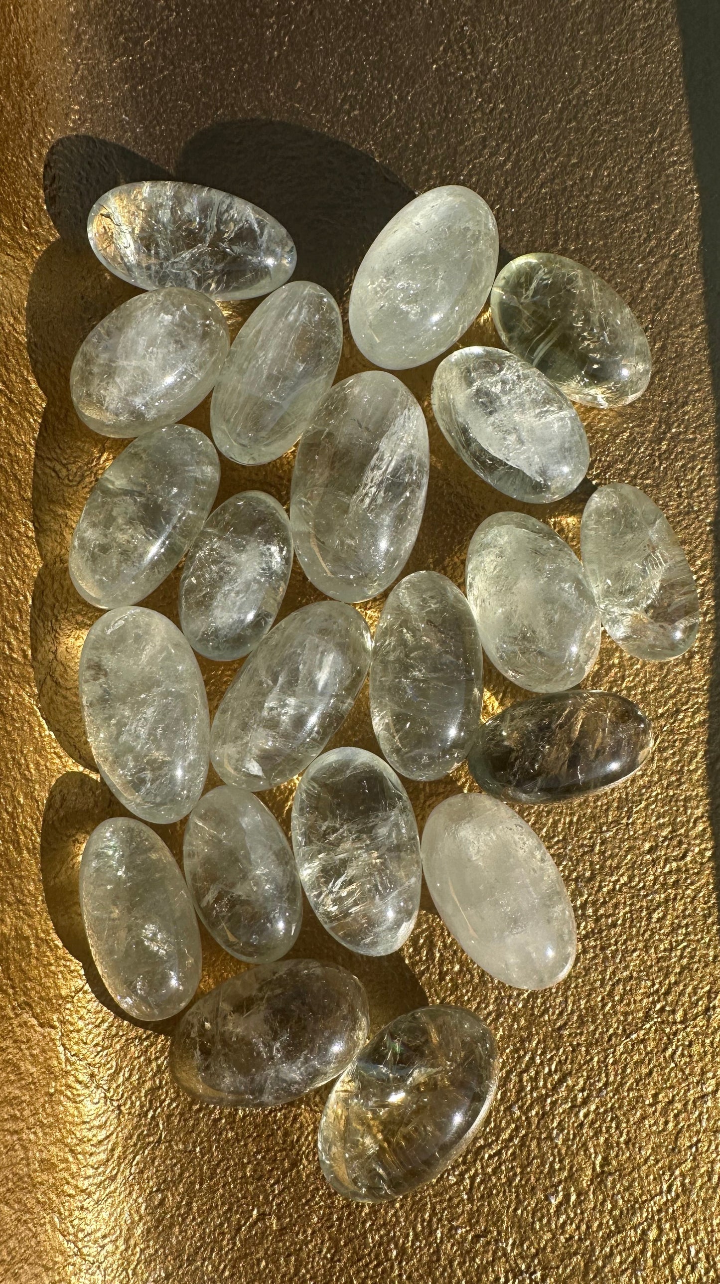 Rare Green Amethyst Tumble