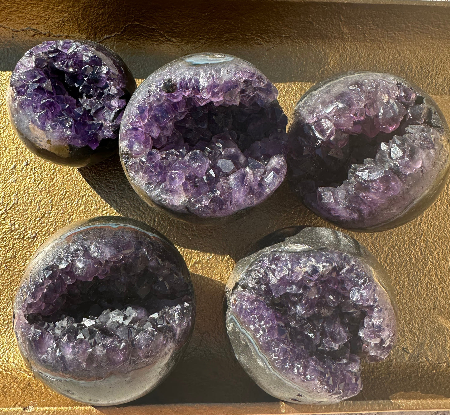 Amethyst Spheres