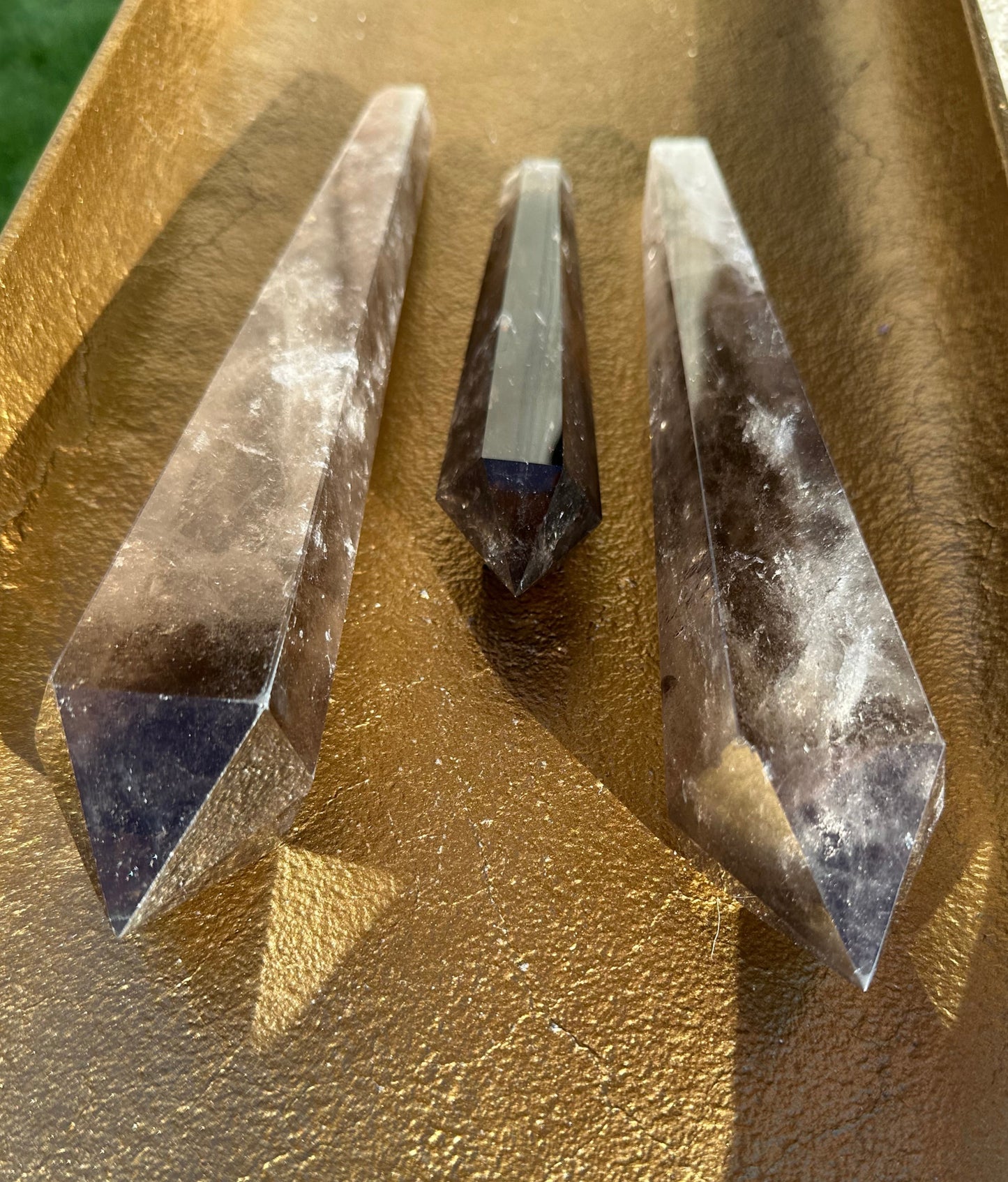 Smoky Quartz Scepter With Stand