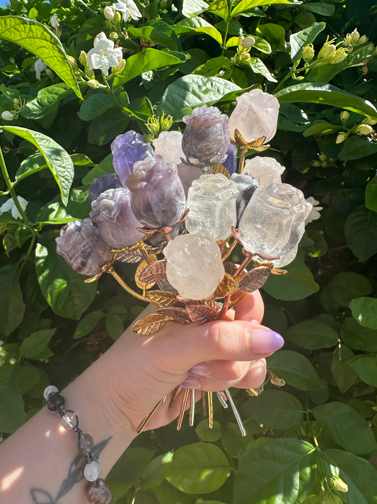 Everlasting Mini Crystal Rose