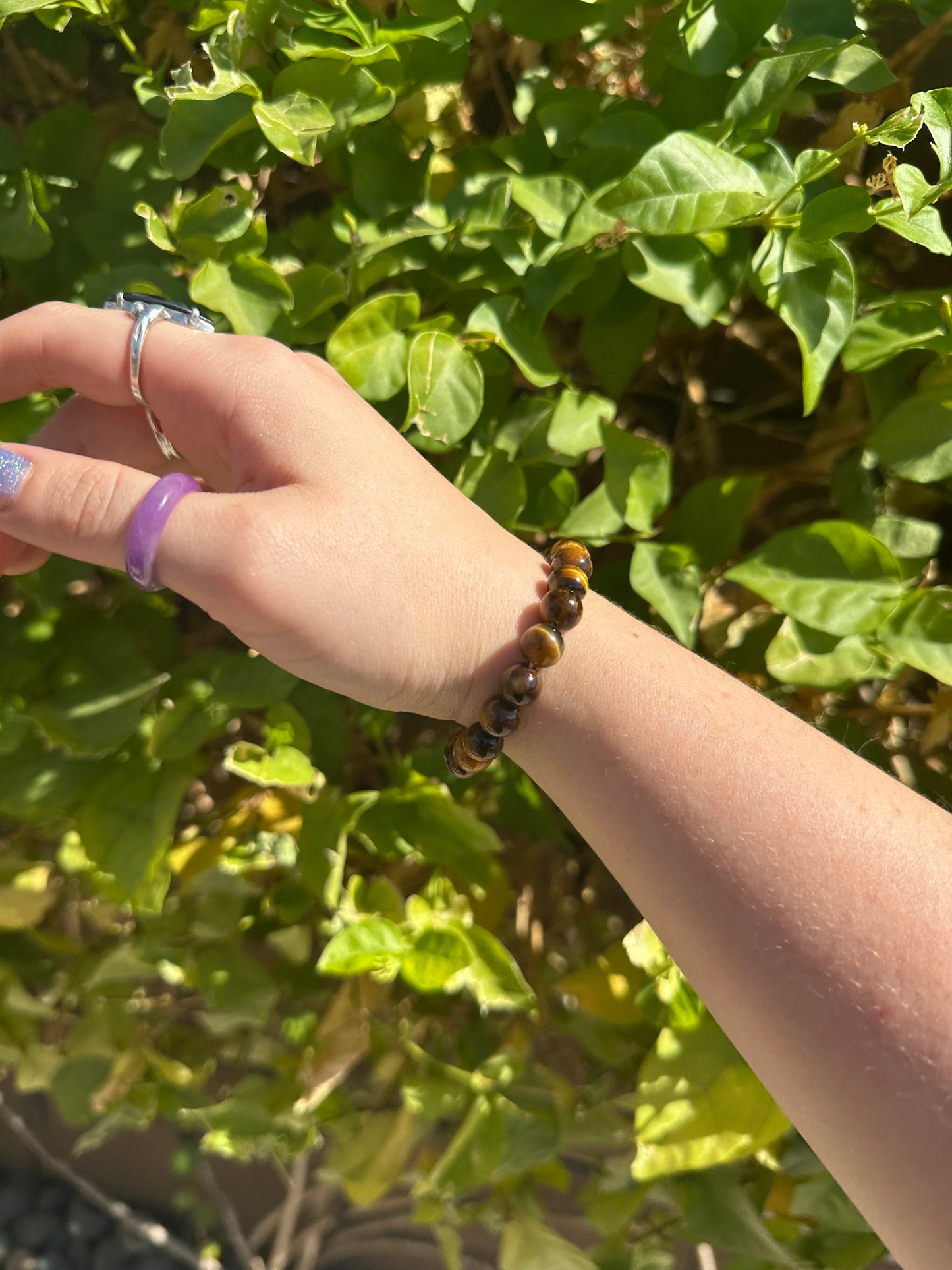 Lucky Tigers Eye Stretch Bracelet