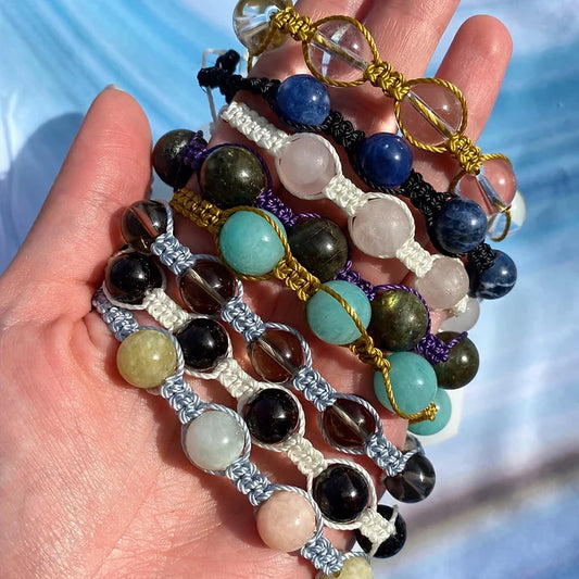 Large Crystal Beaded Bracelet