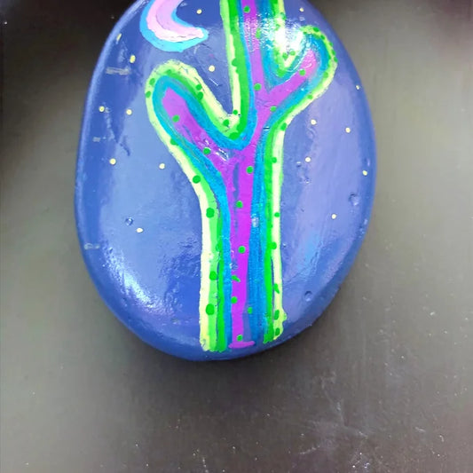 Night Desert Garden Stone