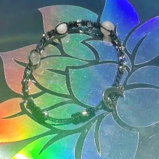 Night Sky Inspired Crystal Charm Bracelet