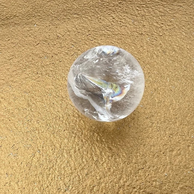 Rainbow Clear Quartz Spheres