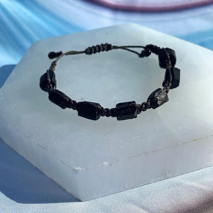 Raw Stone Adjustable Bracelet