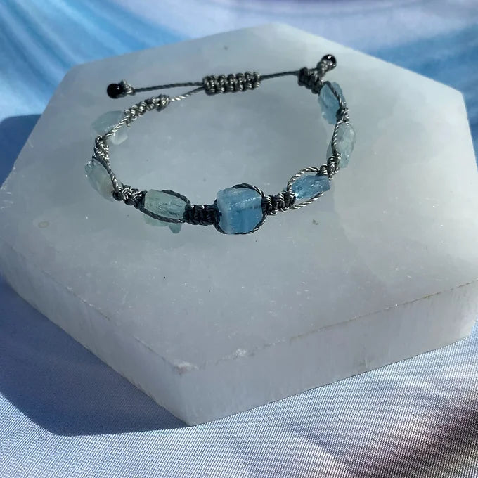 Raw Stone Adjustable Bracelet