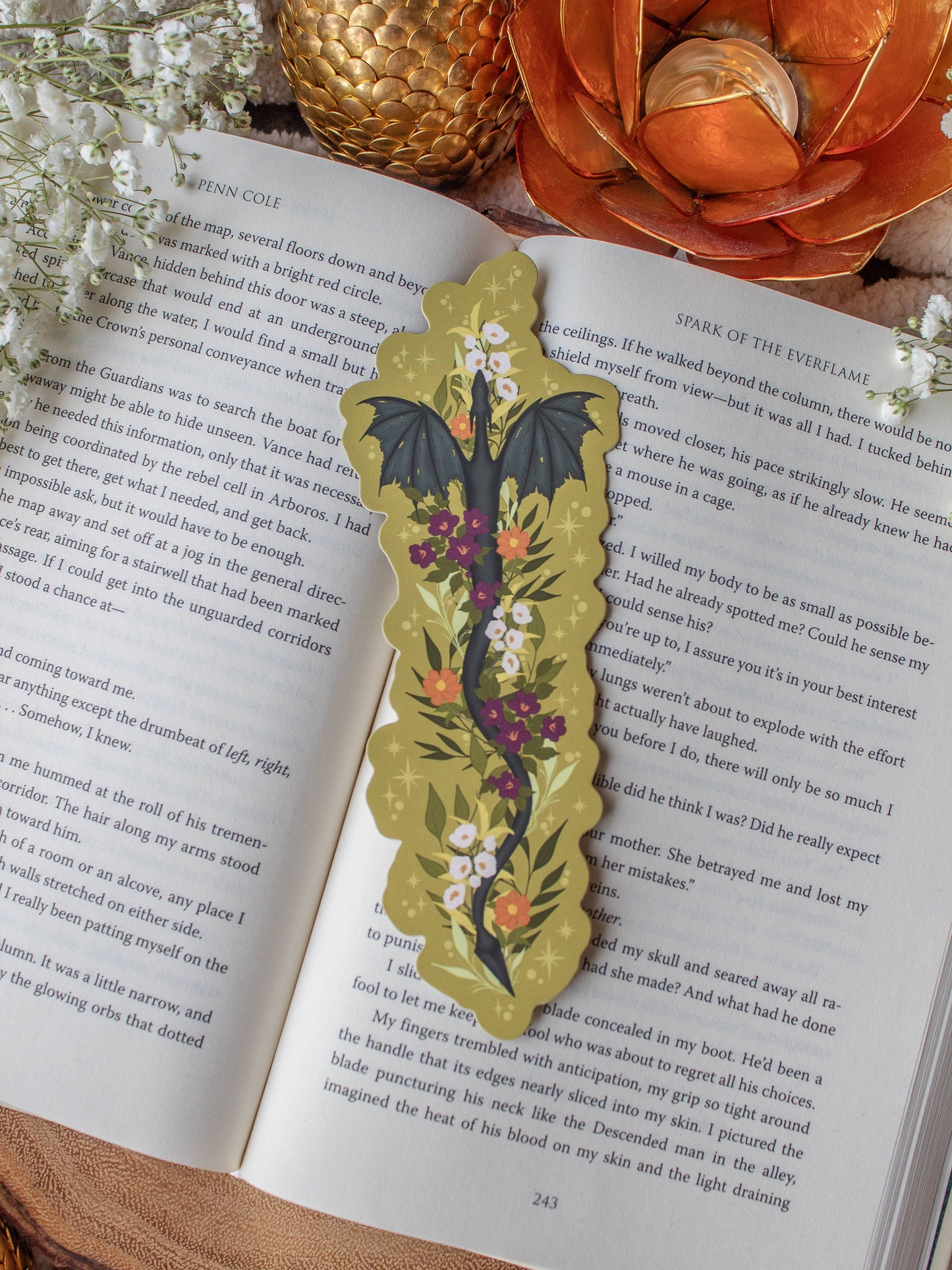 Throne of Glass Abraxos Die-Cut Bookmark