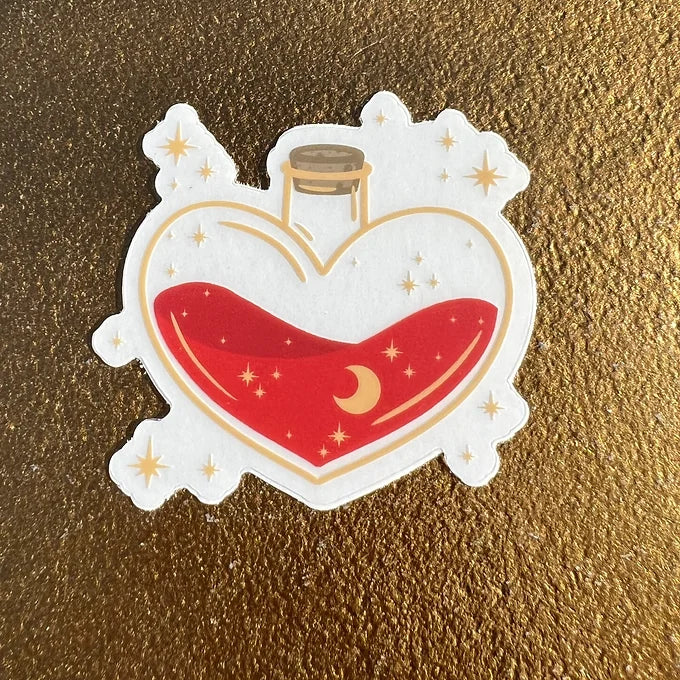 Large Heart Container Sticker